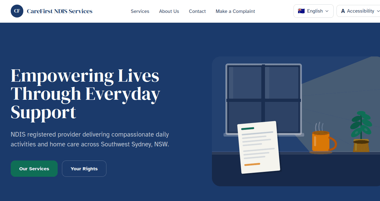 NDIS Compliance Website website screenshot